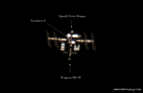 SpaceX Crew Dragon Demo-1 mission animation