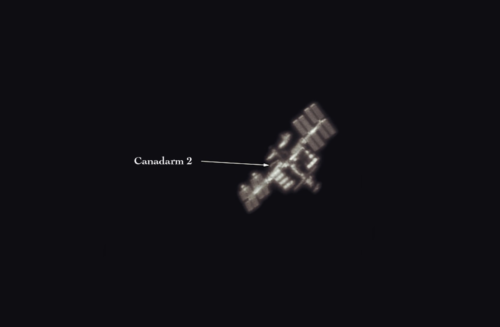 International Space Station stacked photo - missed spacewalk